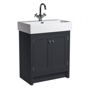 Roper Rhodes Hampton 700 Freestanding Vanity Unit - Slate Grey [HAM700B.SG] [BASIN NOT INCLUDED]