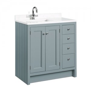 Roper Rhodes Hampton 800 Underslung Basin Vanity Unit - Agave [HAM800B.AG] [BASIN NOT INCLUDED]