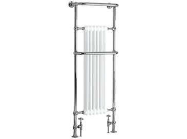 Heritage AHC90 Cabot Heated Towel Rail Chrome/White