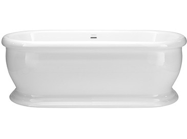 Heritage BVEFSW00 Derrymore Freestanding Double Ended Acrylic Top Roll Bath 1745mm