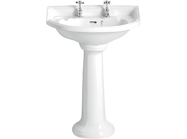 Heritage Dorchester Pedestal (Basin NOT Included) White [PDW09]