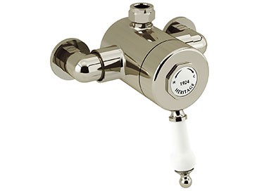 Heritage SGAT03 Glastonbury Exposed Shower Valve with Top Outlet Connection Vintage Gold