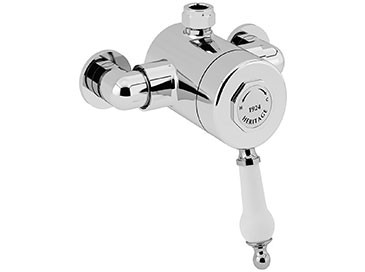 Heritage SGCT03 Glastonbury Exposed Shower Valve with Top Outlet Connection Chrome