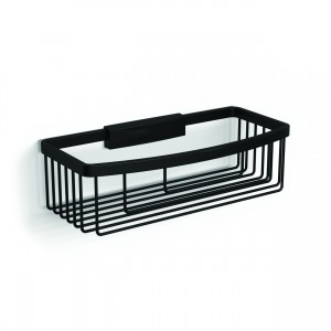 HIB ACSBBK02 (Matt Black) Shower basket traditional 80 x 260mm