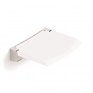 HIB ACSSWHI01 Shower Seat - White 90mm x 370mm