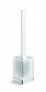 HIB ACTBFSCH01 (Chrome) Free Standing Toilet Brush and Holder (Square) 400 x 90mm