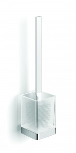 HIB ACTBWHCH01 (Chrome) Wall Mounted Toilet Brush and Holder 400 x 90mm