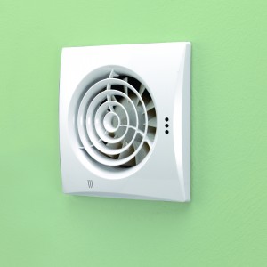 HIB 34500 SELV Hush Discreet Bathroom Extractor Fan White 158 x 158mm