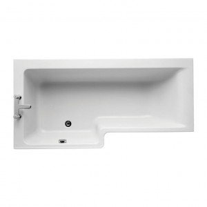 Ideal Standard E049201 Concept 1700 x 700mm Idealform Plus+ Square Shower Bath left hand - no tapholes