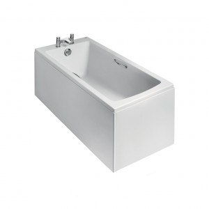 Ideal Standard E155601 Tempo Arc 1500 x 700mm Idealform Plus+ rectangular bath with grips - no tapholes