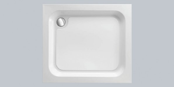 Just Trays Ultracast Flat Top Rectangular Shower Tray 1000x900mm White (Shower Tray Only) [A1090100]