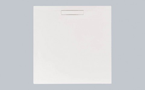 Just Trays 211ASE76017 Evolved Anti-Slip Square Shower Tray 760x760mm Astro Slate