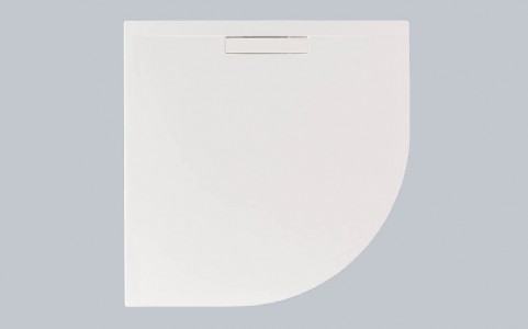 Just Trays Evolved Anti-Slip Quadrant Shower Tray 900mm Matt White [211ASEM90Q100]