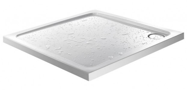 Just Trays Fusion Anti-Slip Fusion Square Shower Tray 700mm White [ASF70100]