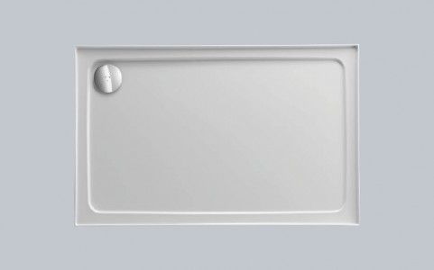 Just Trays Fusion Anti-Slip Rectangular Shower Tray with 3 Upstands 1200x800mm White [ASF1280131]