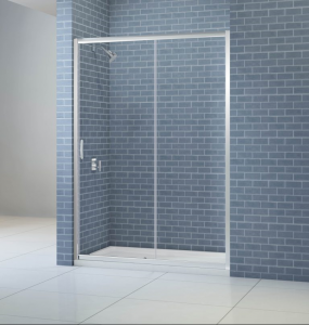 MERLYN KAS14 IQ Sliding Shower Door 1400mm Chrome