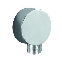 Flova KIA120 Round Wall Outlet Elbow Chrome