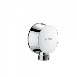 Flova KIL120 Liberty Round Wall Outlet Elbow Chrome