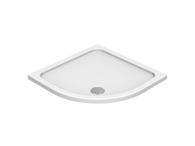 Kudos KStone Quadrant Shower Trays 800mm White (Waste NOT Included) [KSQ80]