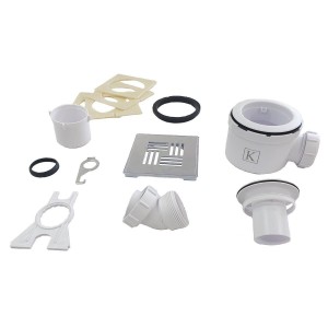 Kudos Aqua4ma Evolution Tiled Waste Pack Black [WRWAEMBK]