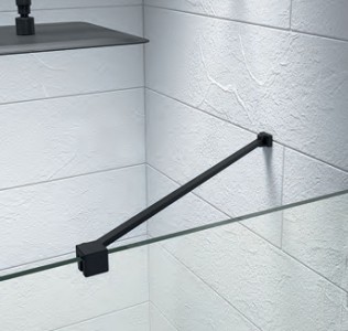 Kudos Ultimate Angled Glass to Wall Stabiliser Pack (Includes Rail 300mm) Polished Gold [10WPGW30PG]