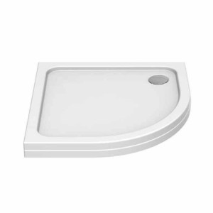 Kudos KSQ80SR 800 x 800mm Quadrant Shower Tray  - White Slip Resistant [WASTE NOT INCLUDED]