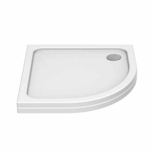 Kudos KStone Anti-Slip Quadrant Shower Tray 900mm White (Waste NOT Included) [KSQ90SR]