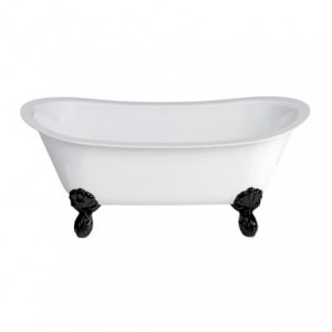 Burlington & Clearwater L1B Ball & Claw Luxury Bath Feet (Set of 4) Matt Black (Bath NOT Included)