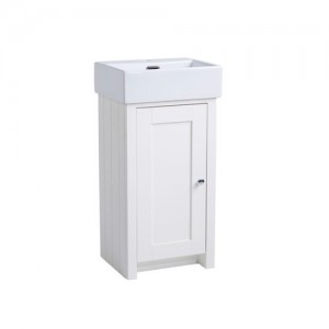 Tavistock LAN400CLW Lansdown Cloakroom Vanity Unit - White (Basin not included)