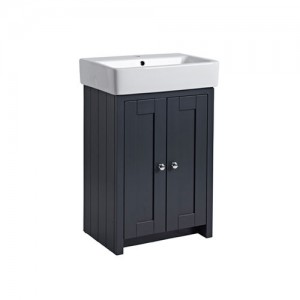 Tavistock LAN550BDGM Lansdown 57cm Vanity Unit - Dark Grey