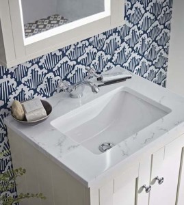 Tavistock Lansdown 600mm Undermounted Basin - White [LANUSBAS]