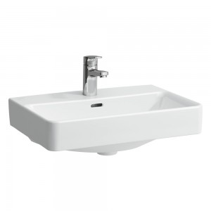 Laufen 12952WH Pro S Washbasin - Tap Bank 550x380x95mm White (Basin Only - Brassware NOT Included)