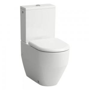 Laufen 259620000001 Pro Close Coupled Rimless WC Pan White (WC Pan Only - Cistern/Seat & Cover NOT Included) 