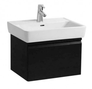 Laufen 4011510755481 Palace Single Drawer Vanity Unit 550mm Anthracite Oak (Basin NOT Included)