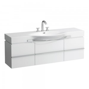 Laufen 4013530754631 Palace 2-Door & 2-Drawer Vanity Unit 1493mm White (Basin NOT Included)