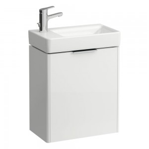 Laufen 21011102611 Base Vanity Unit - 1x Left Hinged Door 267x460x515mm Gloss White (Vanity Unit Only - Basin NOT Included)