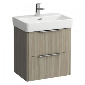 Laufen 21521102621 Base Vanity Unit - 2x Drawers 520x360x515mm Light Elm (Vanity Unit Only - Basin NOT Included)