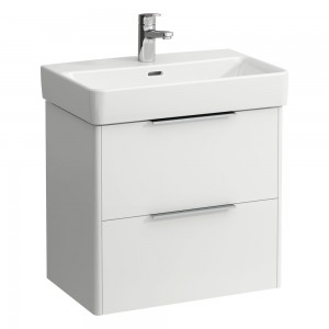 Laufen 22121102611 Base Vanity Unit - 2x Drawers 570x360x515mm Gloss White (Vanity Unit Only - Basin NOT Included)
