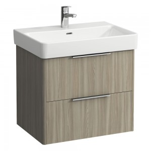 Laufen 22921102621 Base Vanity Unit - 2x Drawers 615x440x515mm Light Elm (Vanity Unit Only - Basin NOT Included)