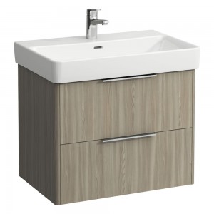 Laufen 23321102621 Base Vanity Unit - 2x Drawers 665x440x515mm Light Elm (Vanity Unit Only - Basin NOT Included)