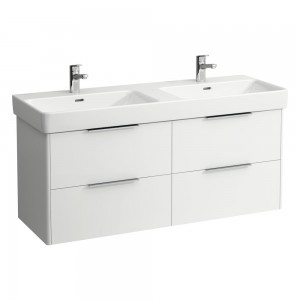 Laufen 25141102661 Base Vanity Unit - 4x Drawers 1260x440x515mm Traffic Grey (Vanity Unit Only - Basin NOT Included)
