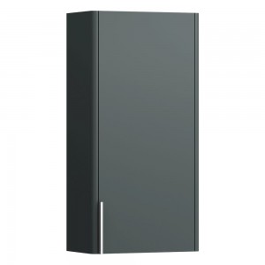 Laufen 26011102661 Base Medium Wall Cabinet - 1x Left Hinged Door 185x350x700mm Traffic Grey