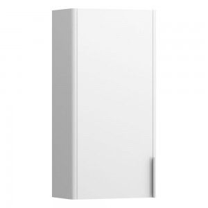 Laufen 26021102611 Base Medium Wall Cabinet - 1x Right Hinged Door 185x350x700mm Gloss White
