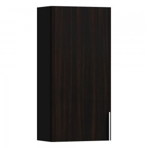 Laufen 26021102631 Base Medium Wall Cabinet - 1x Right Hinged Door 185x350x700mm Dark Brown Elm