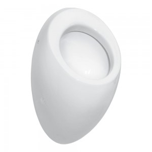 Laufen 409754000001 Alessi Siphonic Urinal with Internal Water Inlets 290x325x585mm White (Version without Cover)