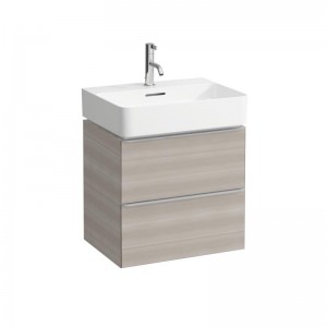 Laufen 4101221601011 Space 2-Drawer Vanity Unit 535x410mm Light Walnut (Basin NOT Included)