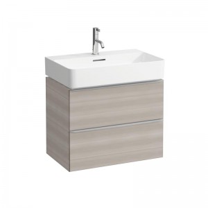 Laufen 4101621601011 Space 2-Drawer Vanity Unit 635x410mm Light Walnut (Basin NOT Included)
