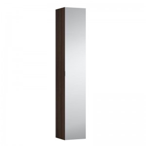 Laufen 4109011601031 Space Tall Cabinet Mirrored Front 300x300x1700mm Dark Elm