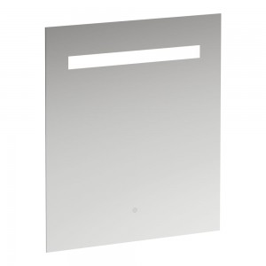 Laufen 4476329501441 Leelo LED Mirror with 1-Touch Sensor 600x38x700mm Aluminium Frame