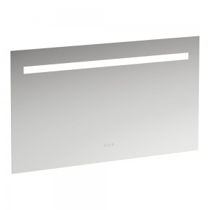 Laufen 4476739501441 Leelo LED Mirror with 3-Touch Sensors 1200x32x700mm Aluminium Frame
